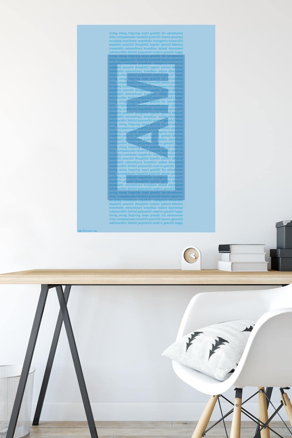 Trends International I Am - Text Wall Poster, 22.375" x 34", Unframed Version