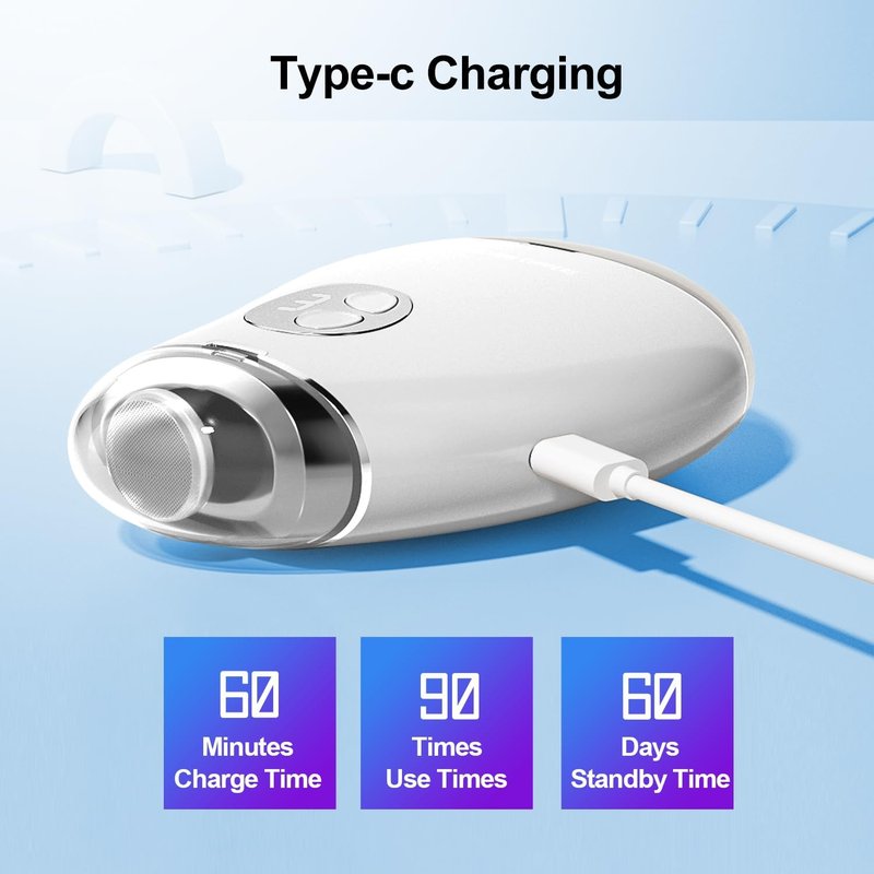 Electric Nail Clipper - LED Light & 3 Speed Rechargeable Fingernail Trimmer | Safe for Babies, Seniors & Adults