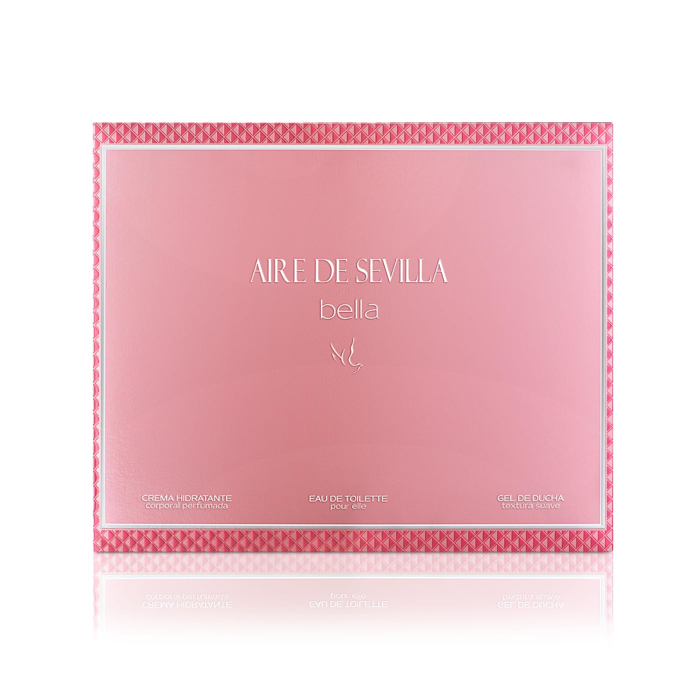 Instituto Español Aire de Sevilla Bella Gift Set for Women,Travel Size Eau de Toilette, Body Gel & Body Lotion (100 ml / 3.4 fl oz Each)