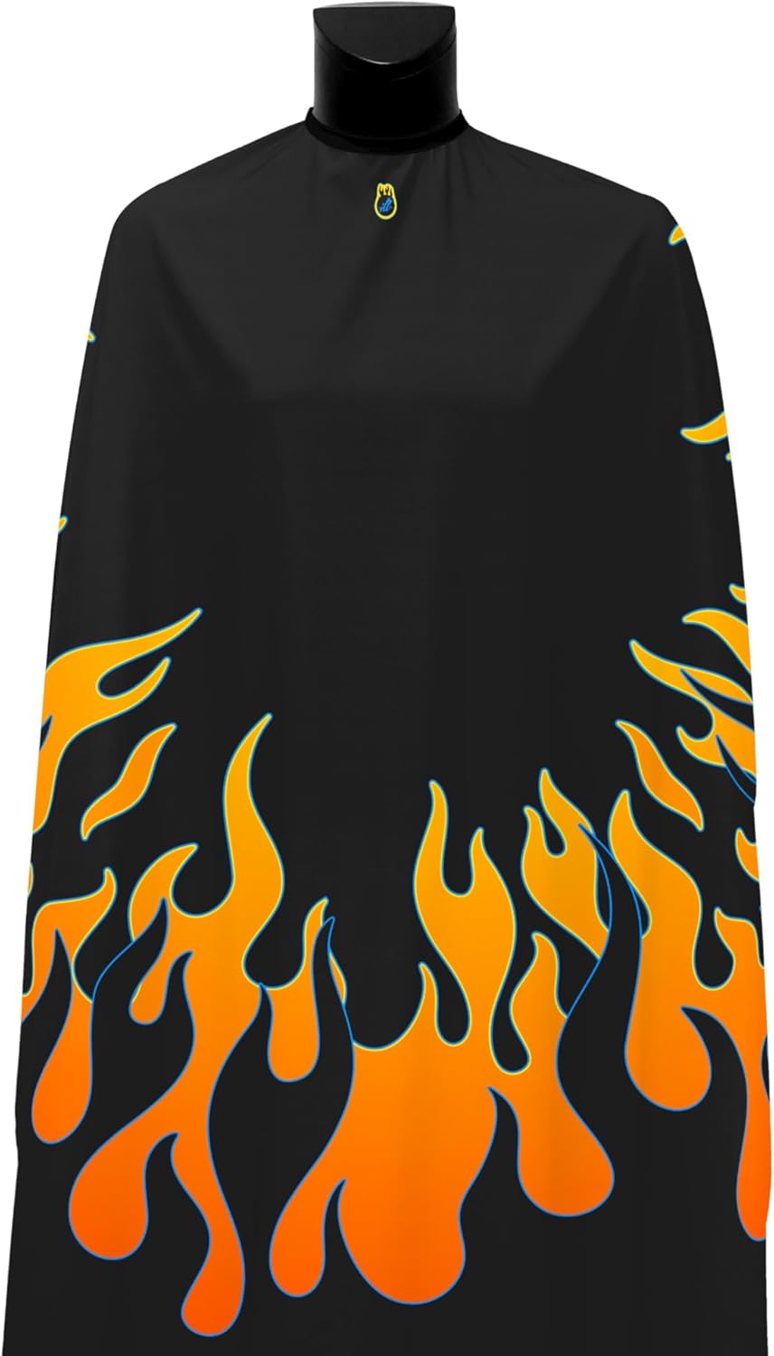 Vintage Flames Barber Cape - Water-Resistant Hair Cutting Cape for Professionals | Durable Accessories