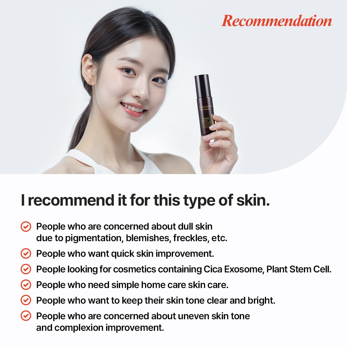 Hybrid Dr.Choice Melazero Exosome Glow Ampoule 40ml - Melanin pigmentation freckles toning Glow functional patented Melazero V2 arbutin niacin exosome placenta