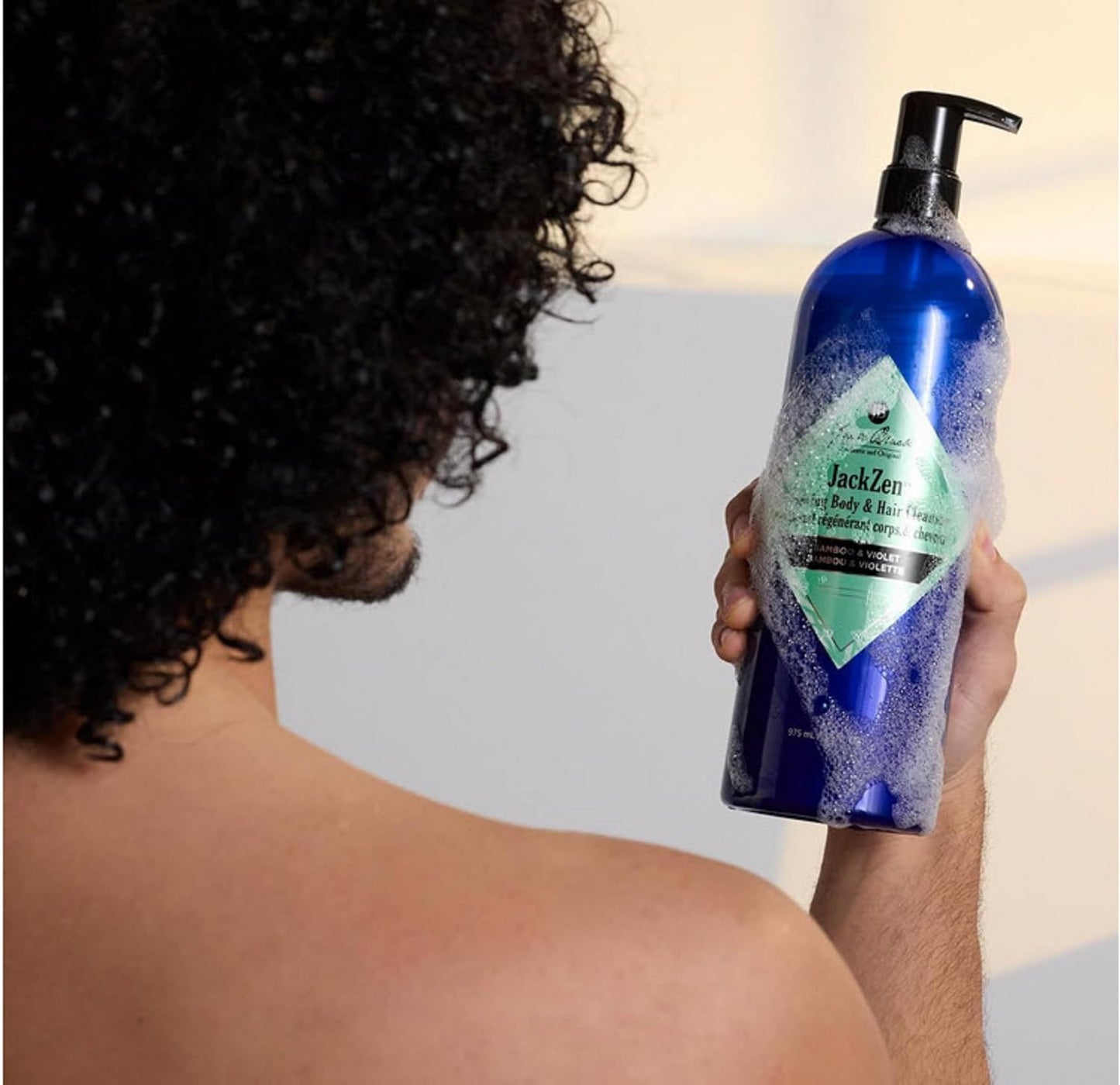 Jack Black JackZen Renewing Body & Hair Cleanser, 10 Fl Oz – Bamboo & Violet – Mens Body Wash, Mens Shampoo, Skin Care, Hair Care, Dual-Purpose Body Wash Men, Sulfate–Free