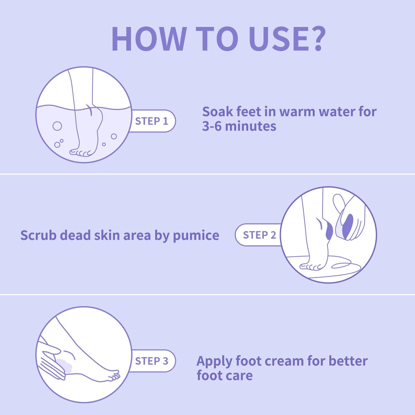 NOVAL Pumice Stone for Feet Callus Remover - 400pcs Bulk Salon Pack with Medium-Coarse Grit Classic Purple