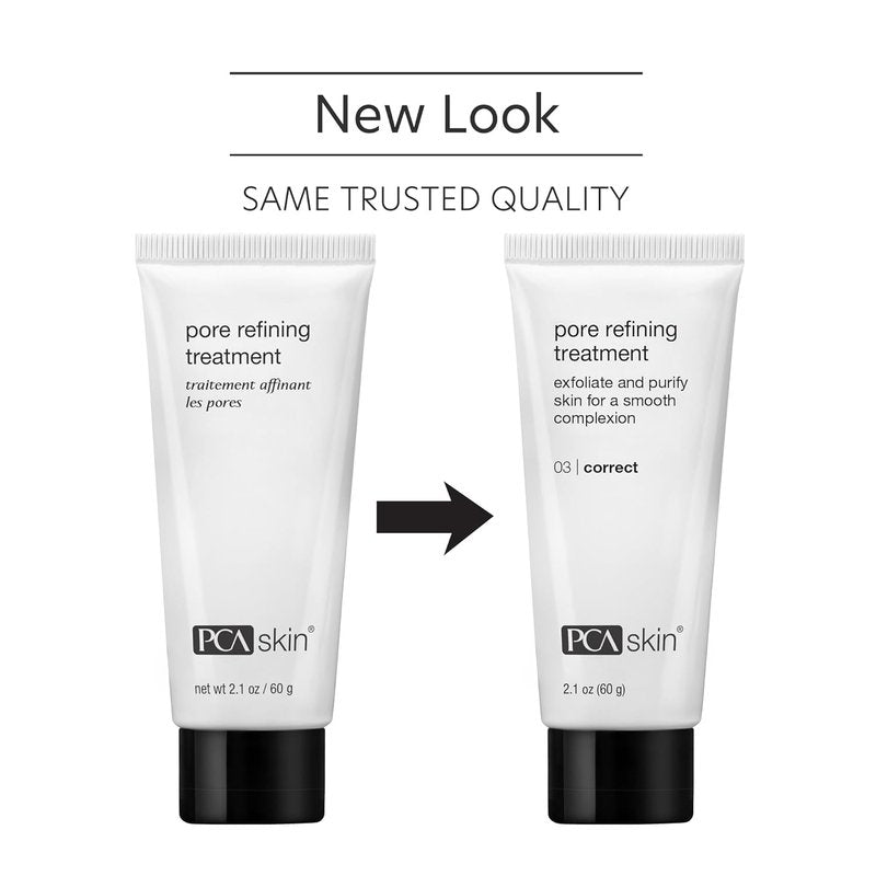 PCA SKIN Pore Refining Treatment - Exfoliate & Purify Skin with Clay, Mandelic Acid & Enzymes | 2.1 oz