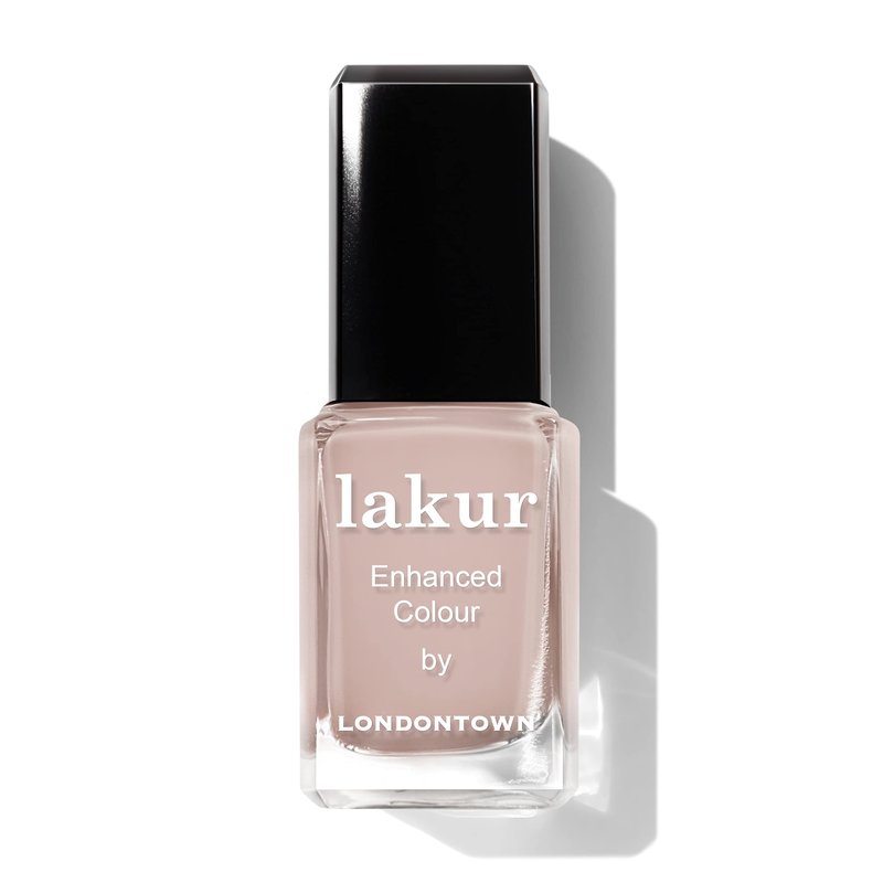 LONDONTOWN Lakur Nail Polish – Nude & Brown Shades, Pampas Beige, 0.4 Fl Oz, Long-Lasting, Streak-Free, Chip-Resistant | 21+ Free Non-Toxic Vegan Nail Color, Strengthens & Hydrates Nails