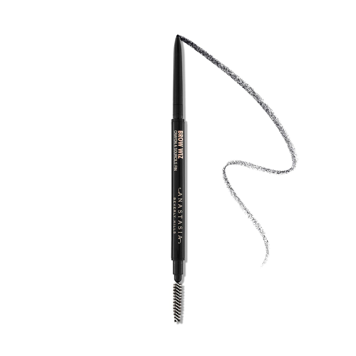Anastasia Beverly Hills Brow Wiz - Ultra-Slim Retractable Eyebrow Pencil for Hair-Like Strokes, Natural Precision Definition, Longwear Waterproof Smudge-Proof for Filling & Shaping Brows - Granite