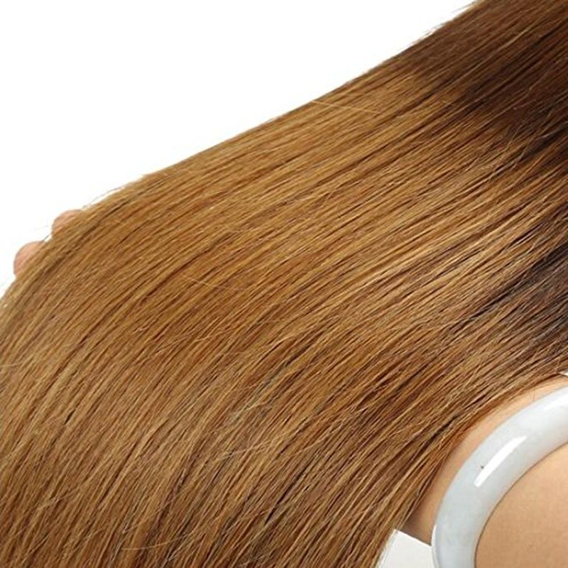 14 16 18 Inch Brazilian Virgin Ombre Hair Silky Straight Hair 3 Bundles Weaves Unprocessed Virgin Human Hair Extensions T1B/4/30