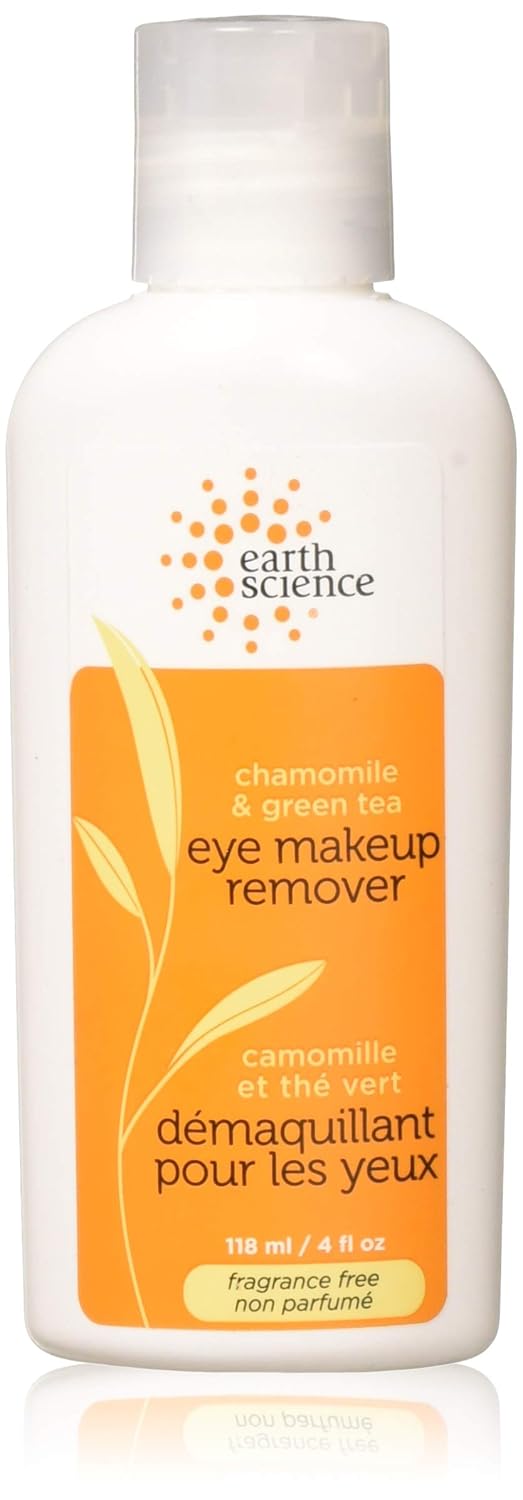 Chamomile & Green Tea Eye Makeup Remover - Extra Gentle, Skin-Softening Formula | 4 oz.