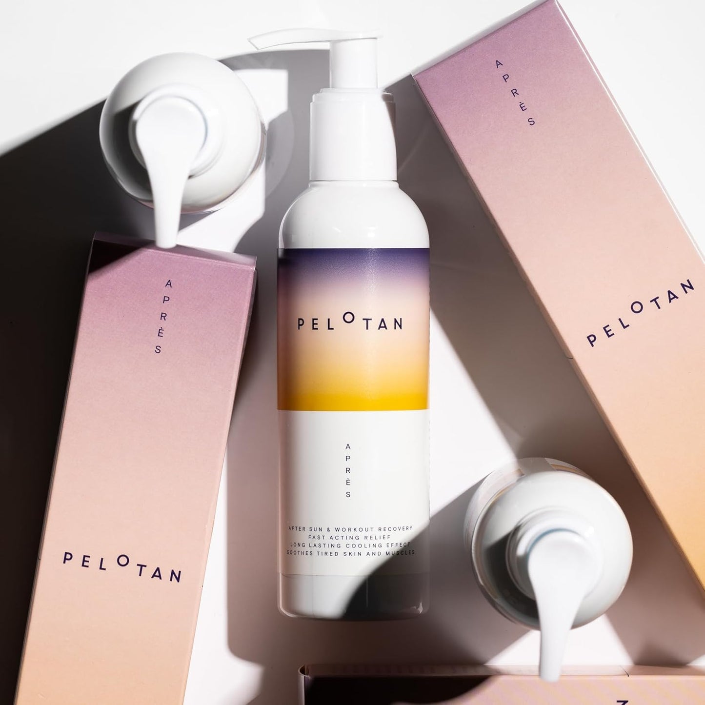 Pelotan Sports Aftersun Gel 200ml | Cooling After Sun Gel for Athletes | Aloe Vera Gel for Sunburn Relief & Post Workout Recovery | Hydrates, Soothes Skin and Muscles