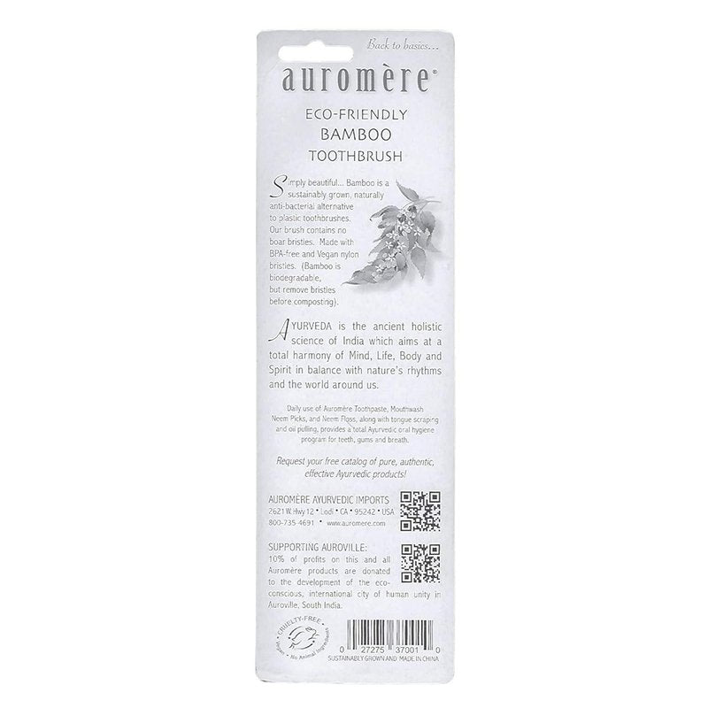 Auromere Bamboo Toothbrush (6 Pack)
