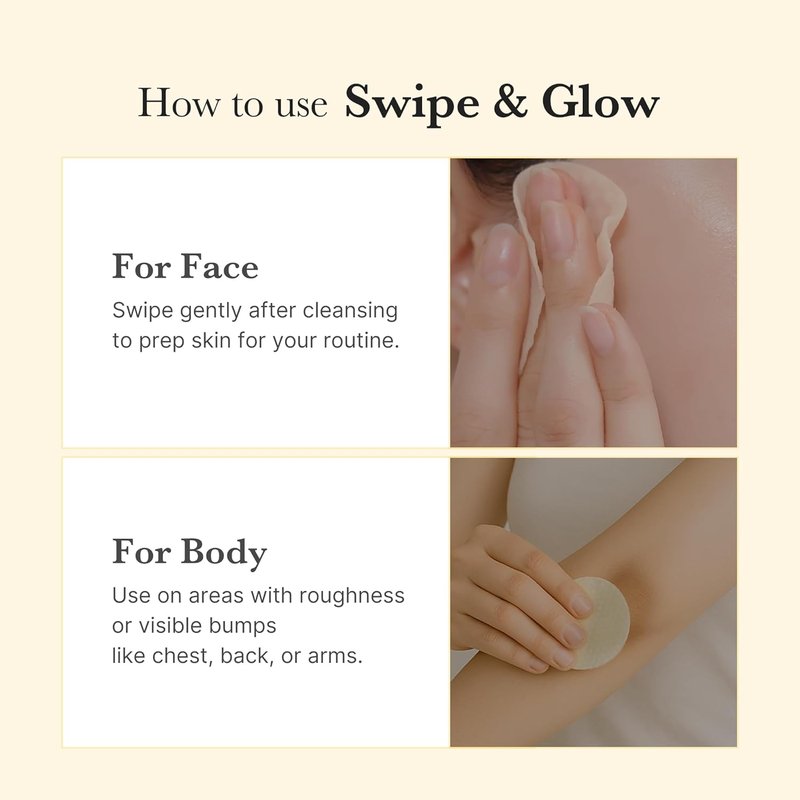 Kojic Acid Clarity Duo - Turmeric Clarifying Pad & Smoothing Toner for Troubled Skin | Face & Body Care