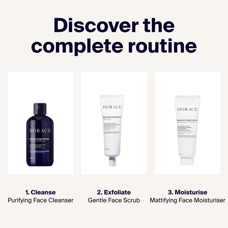 Mattifying Face Moisturizer for Men | 96.6% Organic Ingredients, Unscented, 75 ml