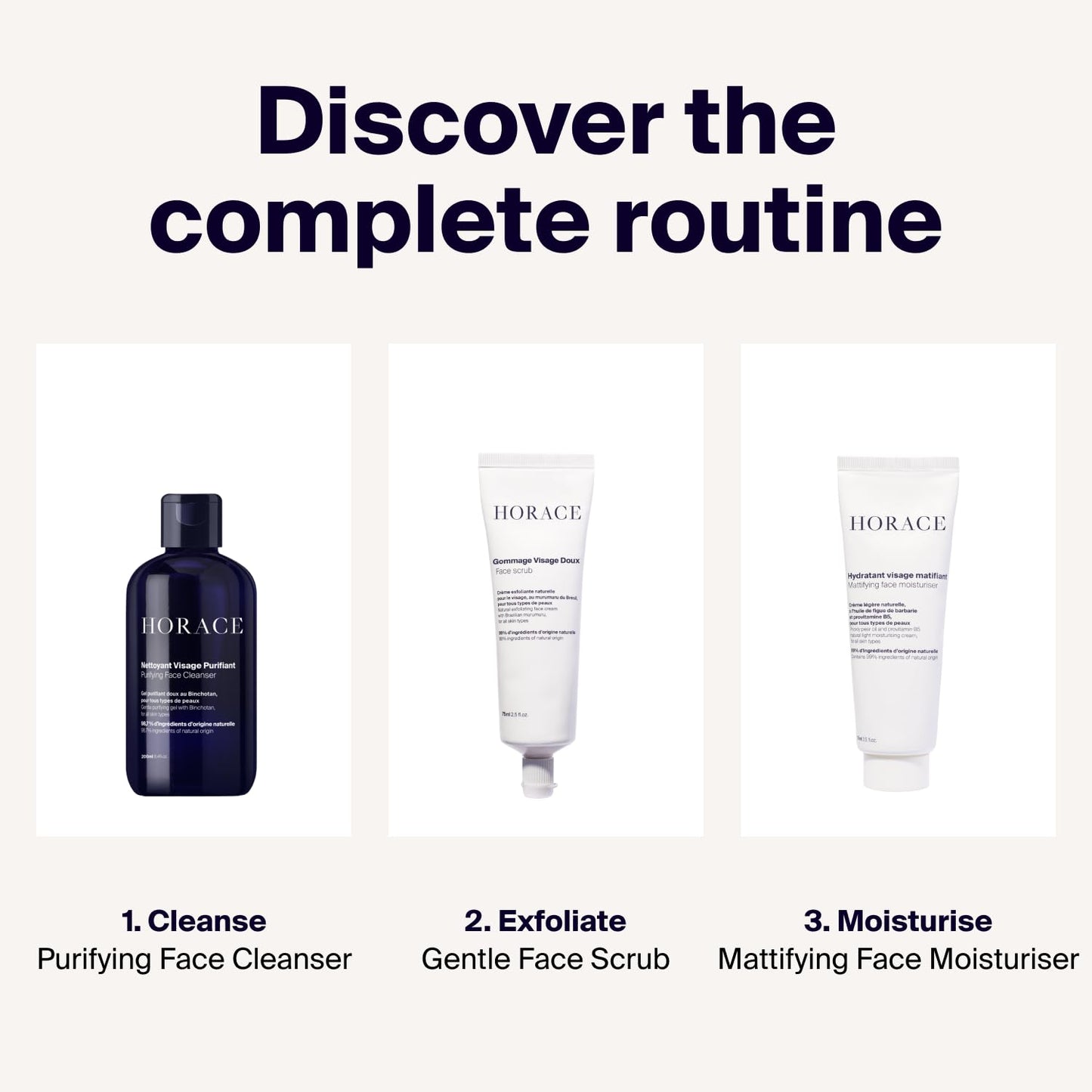 Mattifying Face Moisturizer for Men | 96.6% Natural Ingredients, No Silicones or Mineral Oils – Unscented, 75 ml
