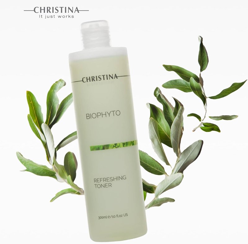 Christina Biophyto Hydrating Toner - Bio-Astringent Complex & Ginger Extract | 300ml for Itch & Redness Relief