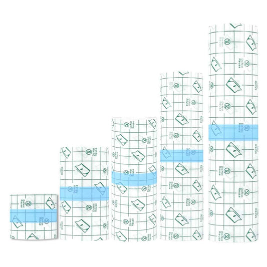 5 Rolls Transparant Waterproof Adhesive Bandages,Second Skin Tattoo Cover Up Tape,Waterproof Tattoo Supplies for Swimming,Shower,Wound Initial Healing,Skin Protection.