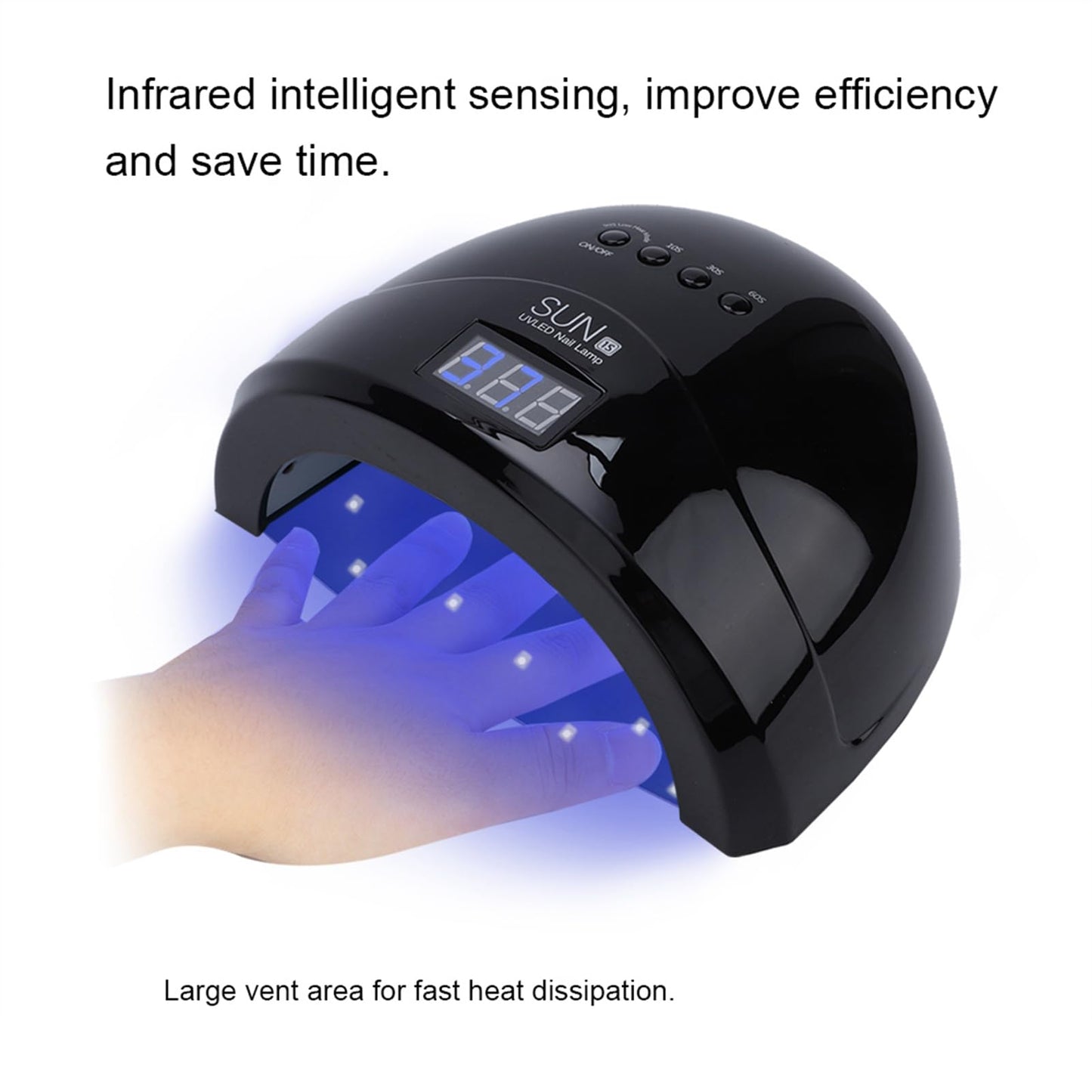 48W LED Nail Dryer for Gel Polish Curing Lamp Manicure Pedicure Machine with US Plug #02