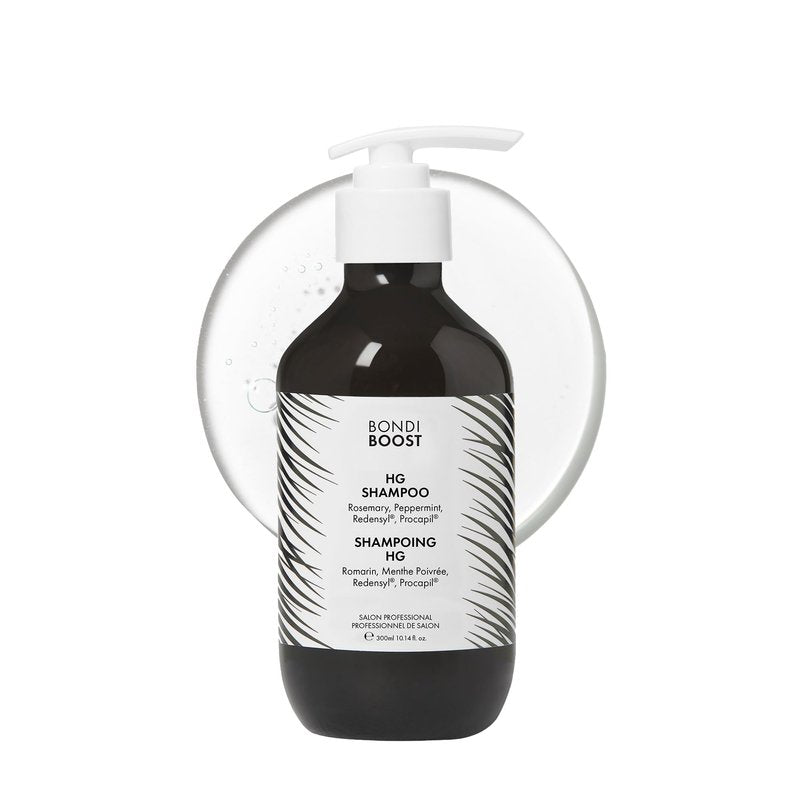 BONDIBOOST HG Anti-Thinning Shampoo for Women & Men [10.14 fl oz], Clinically Tested to Promote Fuller + Thicker-Looking Hair, Natural Mint Scent + Procapil, Redensyl & Rosemary Formula, Sulfate-Free