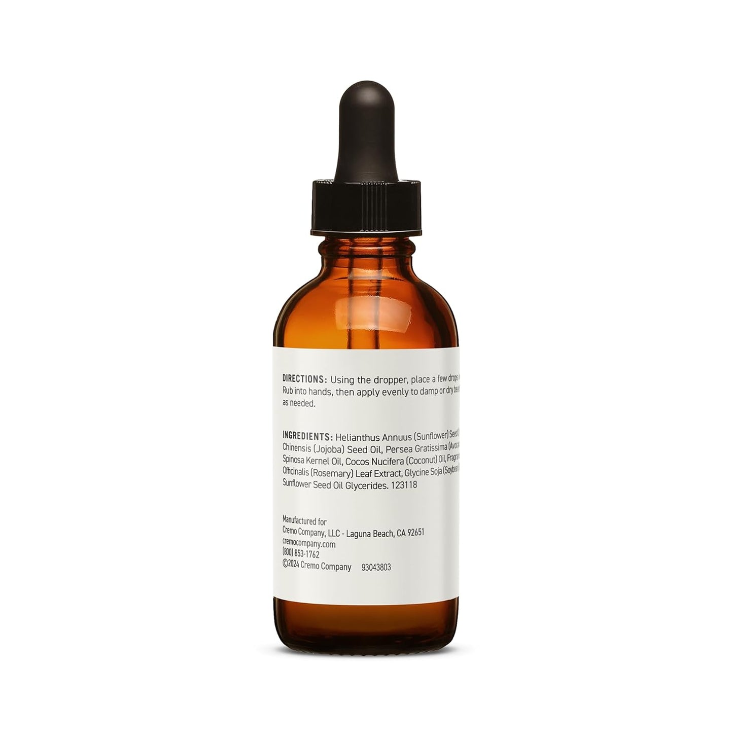 Cremo Beard Oil - Revitalizing Cedar Forest | Moisturize & Soften Beard, 1 fl oz