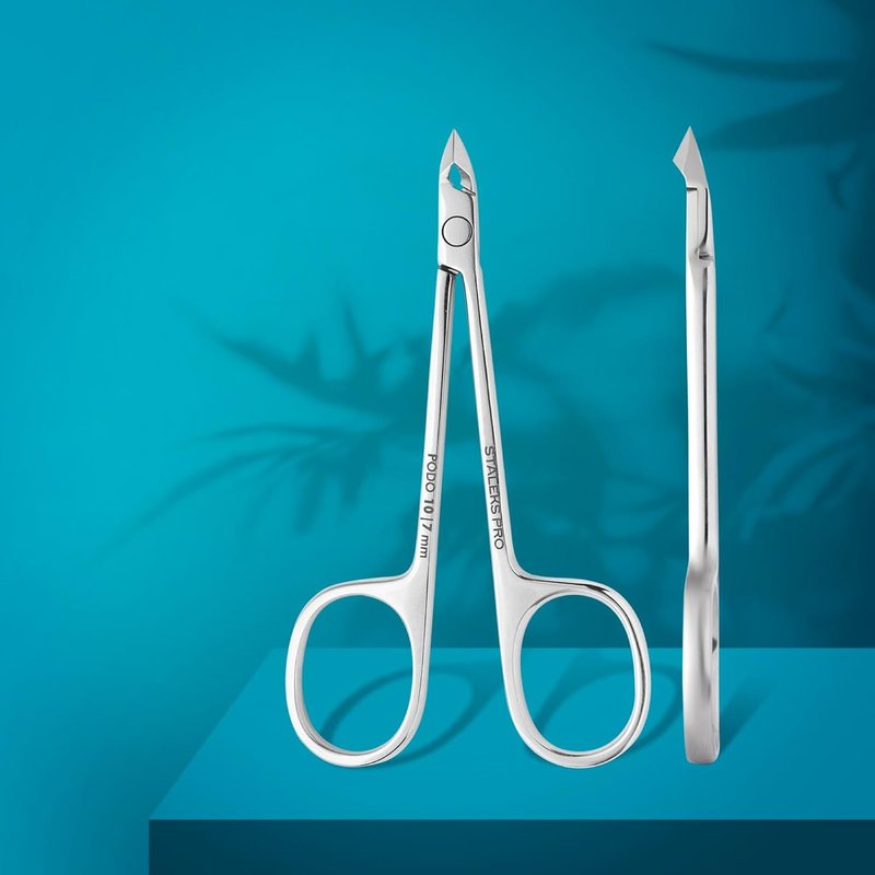 Staleks PODO 10 Podology Scissors Nippers - 7mm Blades for Corns & Calluses | Beveled Tips