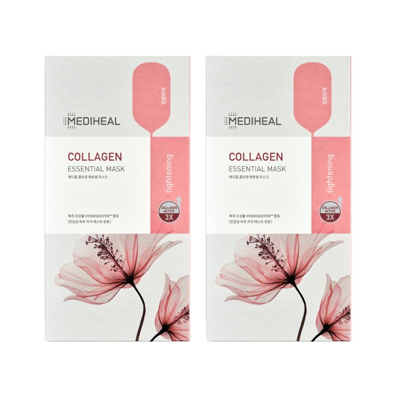 Korean Sheet Mask - Collagen Essential Face Mask for Lifting & Firming | 20 Count Value Set