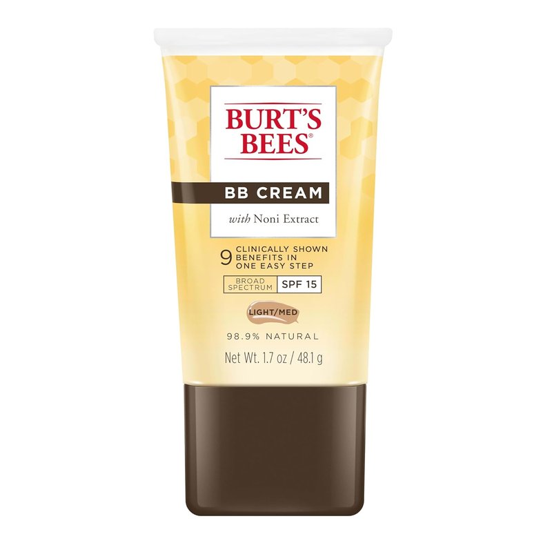 Burt's Bees BB Cream - Tinted Lotion With SPF 15 for All Skin Types | Light to Medium, 1.7 oz Tube