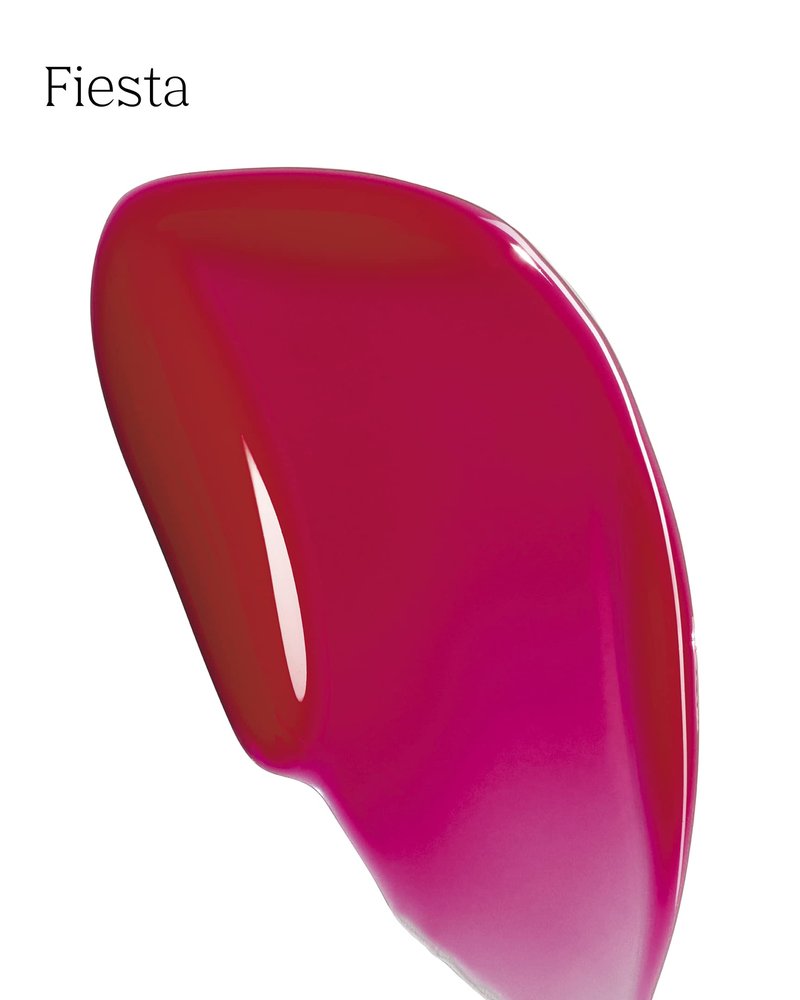 PDL Cosmetics by Patricia De León | Sexy Shine Red Tinted Lip Gloss (Fiesta) | Hydrating, Non-Sticky Formula | Lightweight, High Shine Finish | Vegan | Cruelty-Free | .14 fl oz
