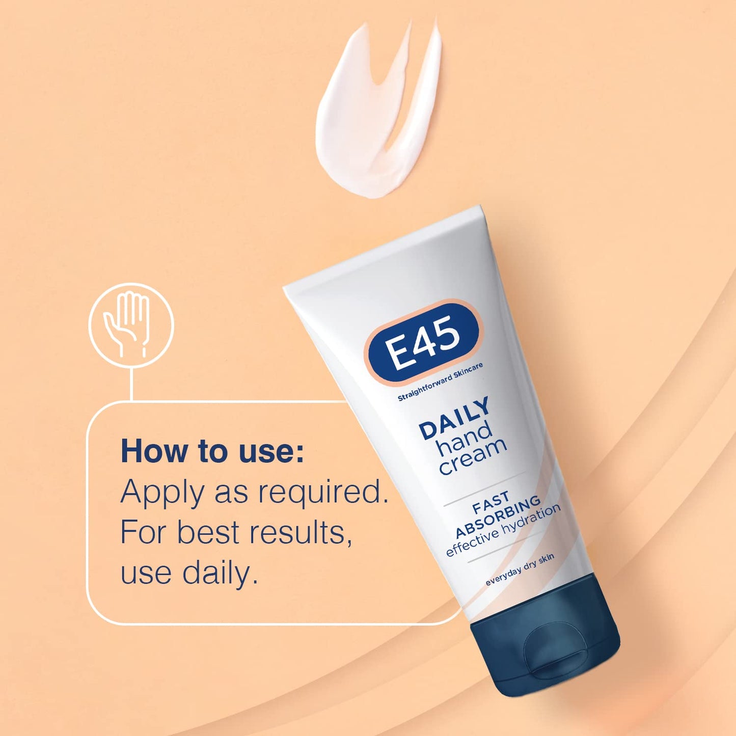 E45 Dermatological Moisturising Hand Cream (50ml)