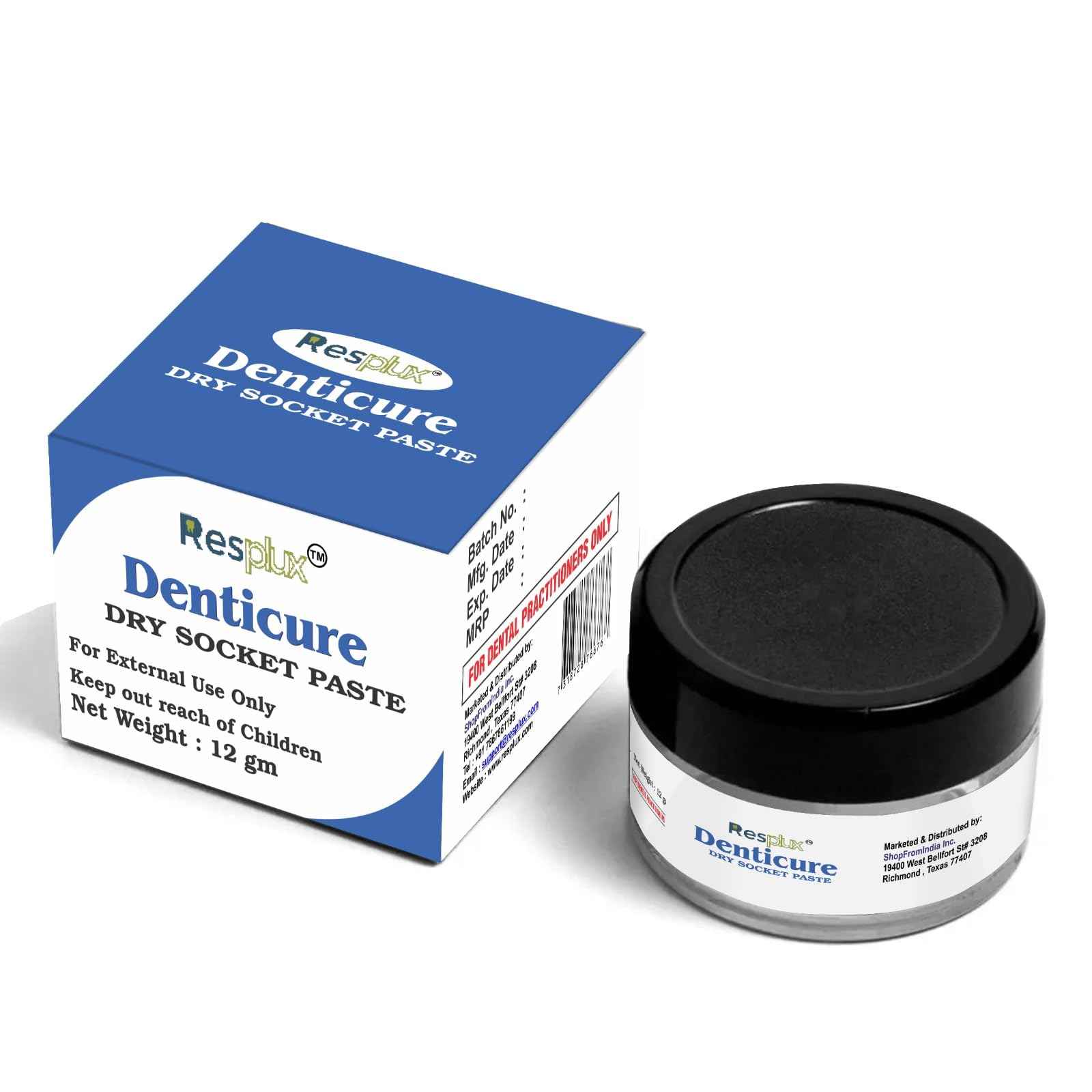 Resplux® Denticure Dry Dental Socket Paste 12Gm