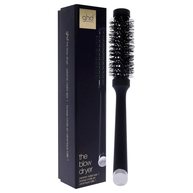 GHD Round Brushes - Ceramic Vented & Natural Bristle Design for Effortless Styling