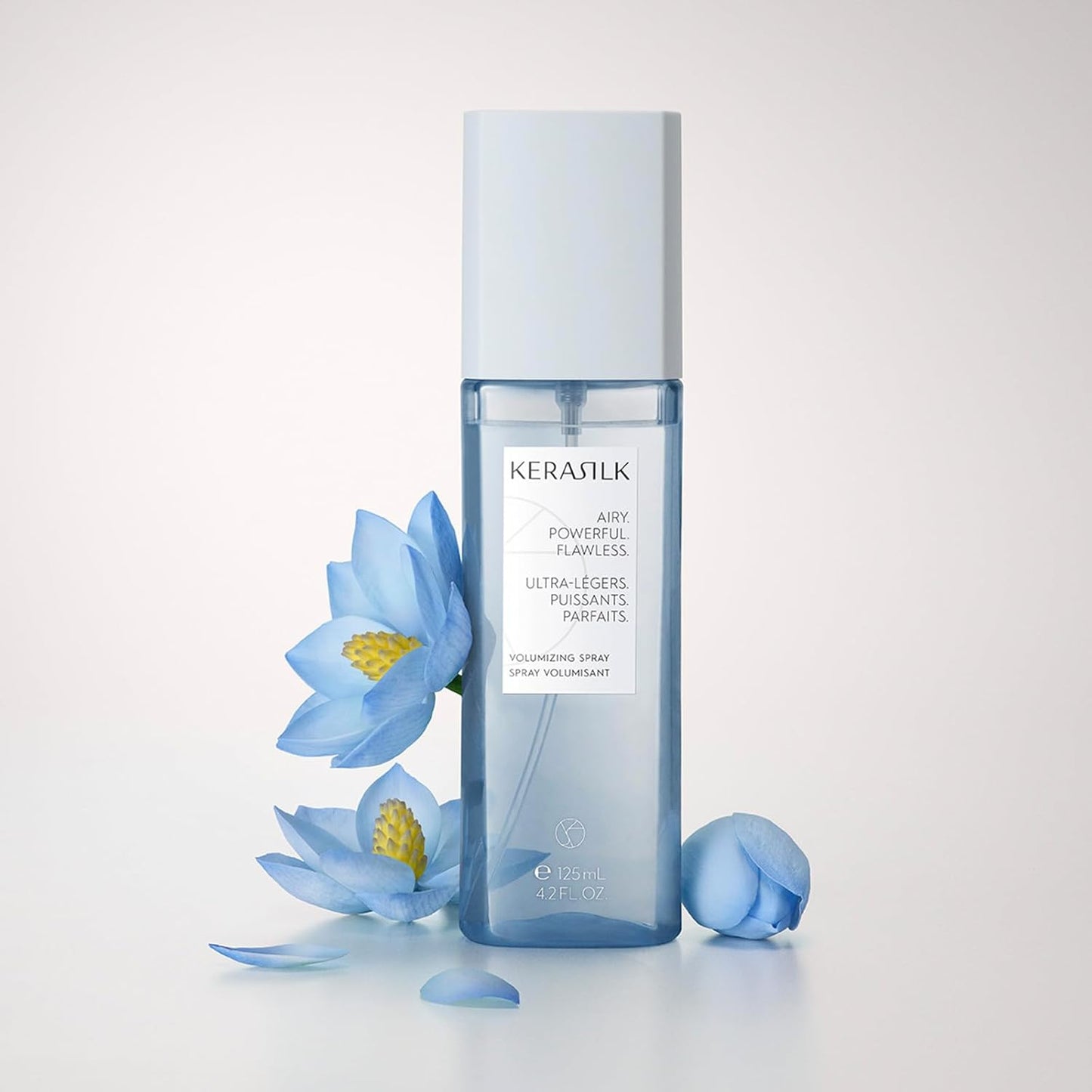 KERASILK Volumizing Spray - Boosts Volume & Body | Weightless Conditioning & Heat Protection | Ideal for Limp, Flat Hair