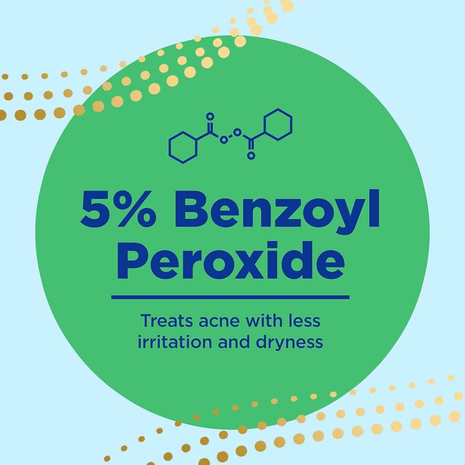 Differin 5% Benzoyl Peroxide Cleanser and Patch Set: 36 Power Patches, 18 large and 18 small pimple patches for acne-prone skin and Daily Deep Cleanser with 5% Benzoyl Peroxide, Mother's Day Gifts