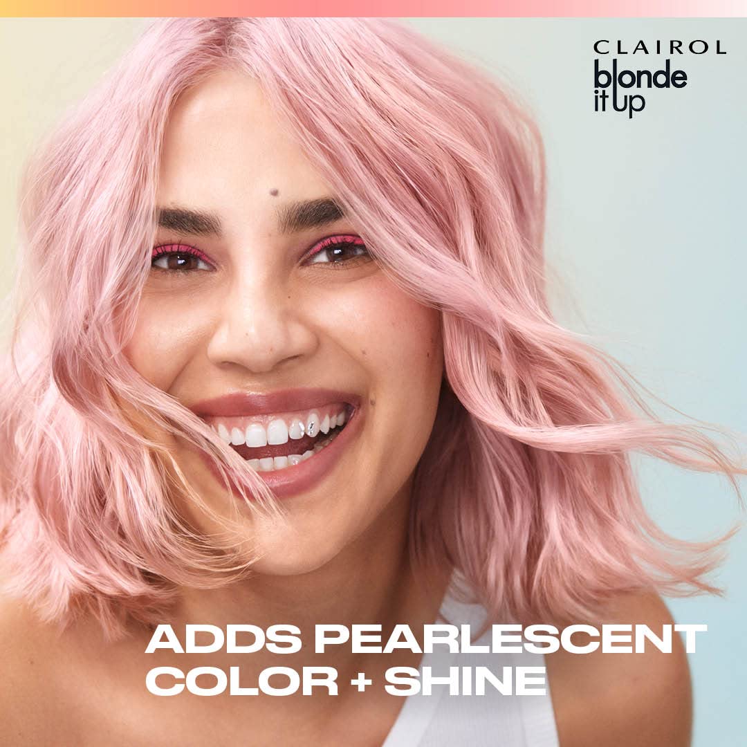 Clairol Blonde It Up Crystal Glow Toners Demi-Permanent Hair Dye, Luminous Pearl Hair Color | Ammonia Free | Add Pearlescent Tones to Pre-Lightened Shades | Neutralizes Warmth | Pack of 1