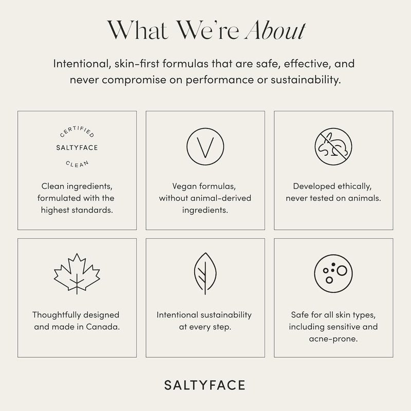 SALTYFACE - Daily Sun Shield (SPF 30) Mineral Sunscreen for Face - Water & Sweat Resistant up to 80 Minutes - Non-Clogging - Fragrance Free - Reef Safe Sunscreen - Vegan Skin Care - 1.69 FL OZ (50 ML)