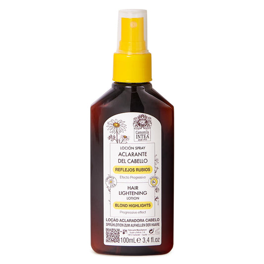 Camomila Intea Natural Blond Highlights Hair Lotion - Hair Lightener Spray with Chamomile Extract - 3.4 Oz