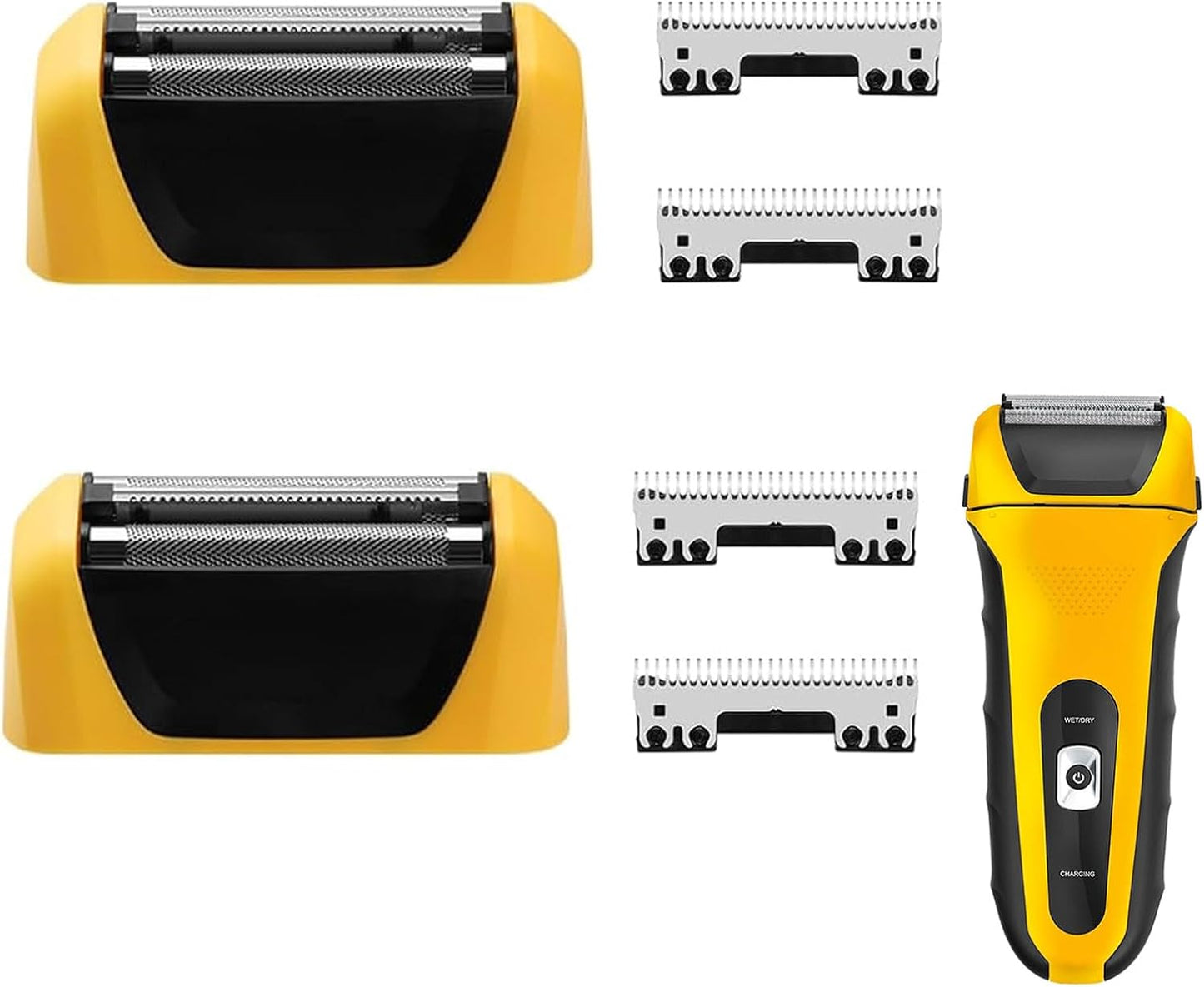 Replacement Foils & Cutters for Wahl 7061 Shaver - 2 Pack Compatible with Model 7045-100
