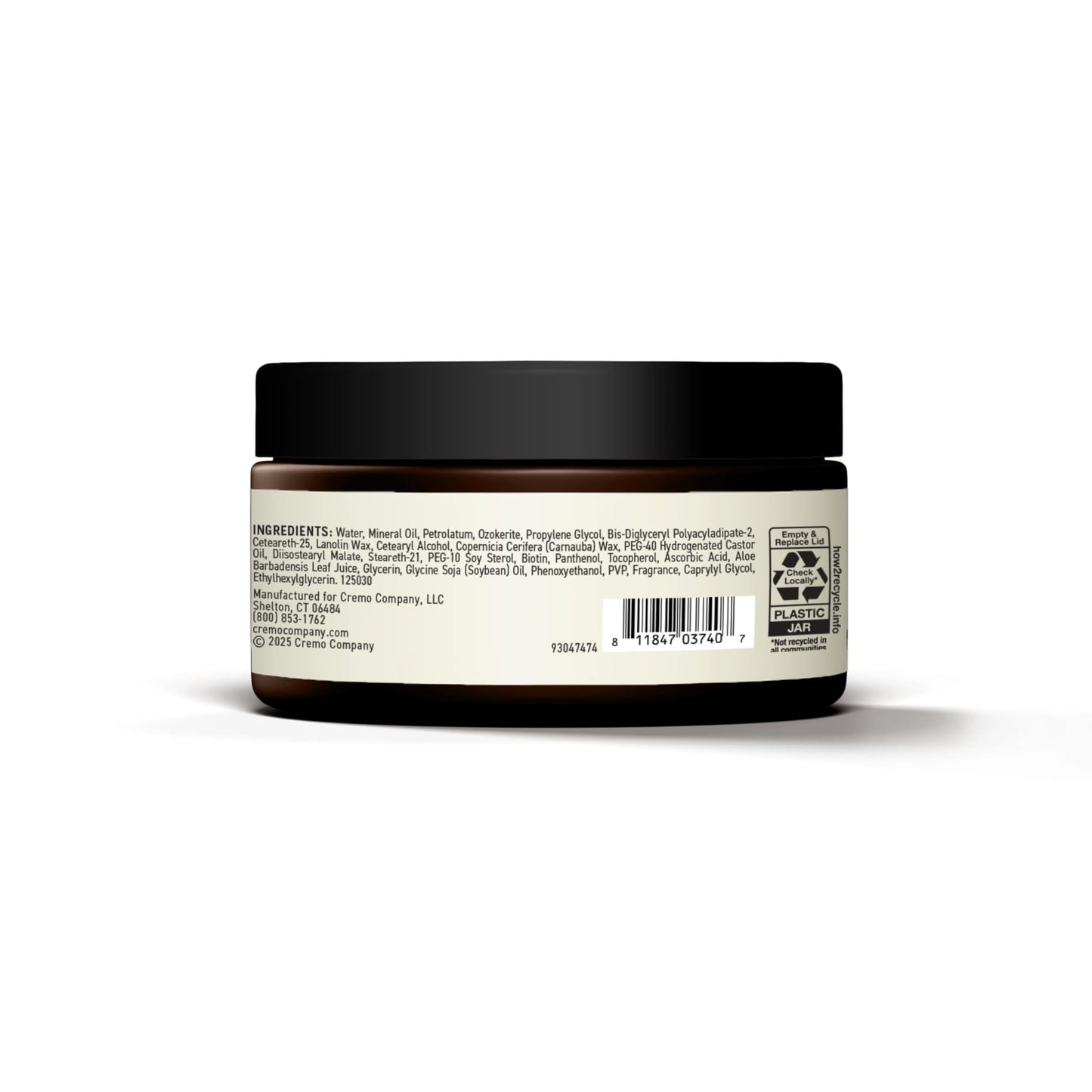 Cremo Hair Styling Cream, Premium Barber Grade Hair Products, 3.4 Oz
