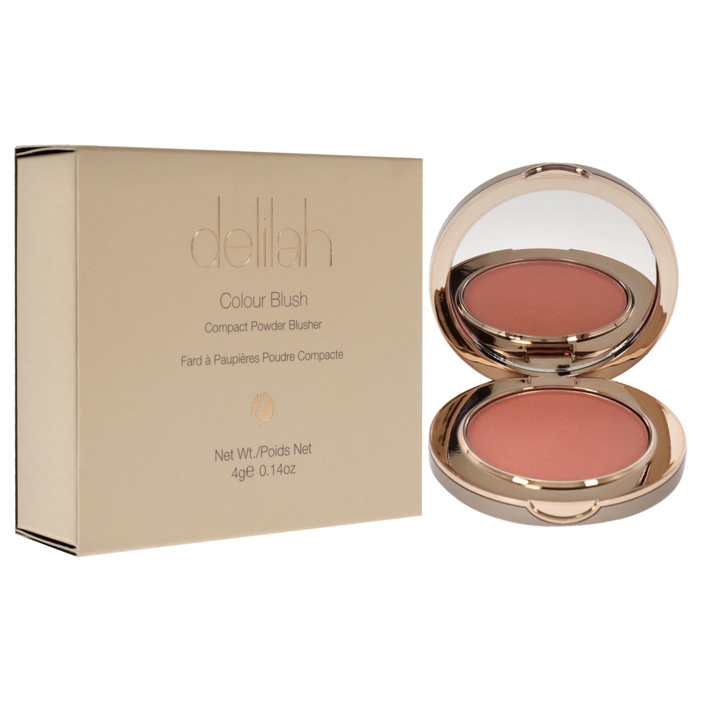 delilah - Compact Powder Blusher - Clementine - Light weight And Long wear - For All type of Skin Tone - Blur Imperfection - No Blotching or Streaking -Paraben Free - Cruelty Free - 0.14 Oz