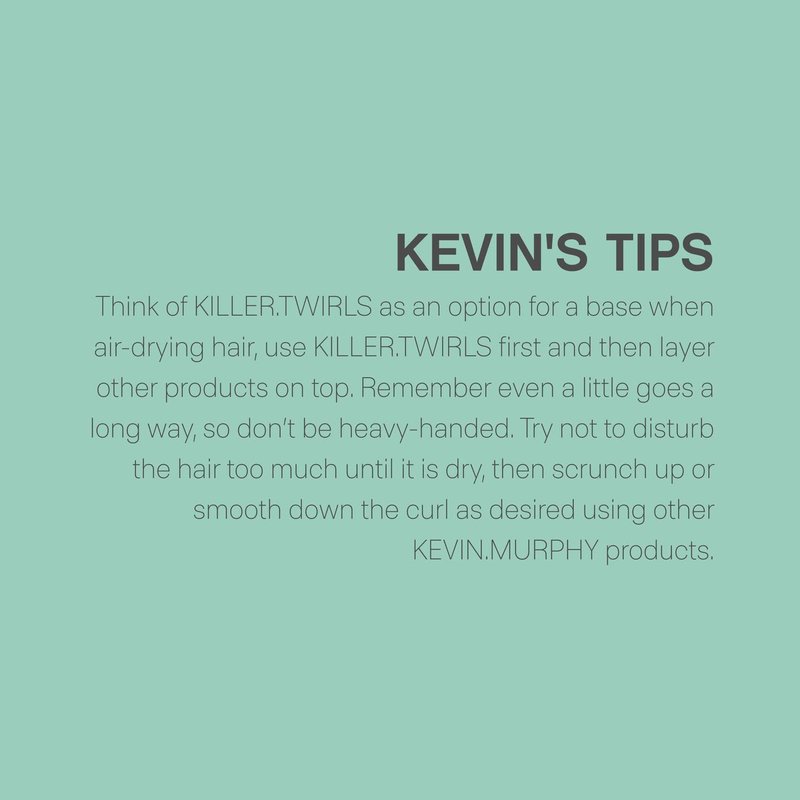 KEVIN.MURPHY KILLER.TWIRLS - Curl Defining Creme - Hydrates & Refines - For Naturally Curly & Permed Hair - Humidity Resistant Hair Care - With Organic Oat Milk & Shea Butter - 150 mL / 5.1 fl oz