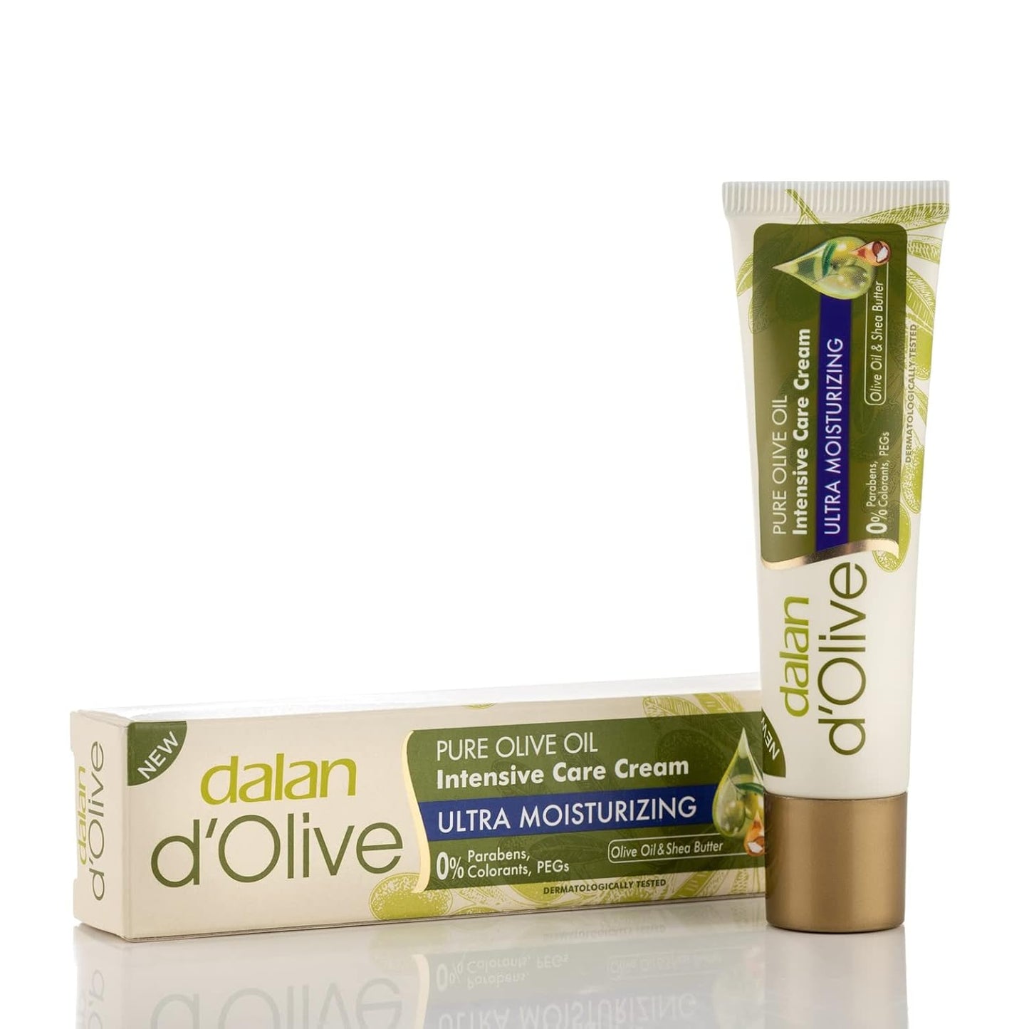 Dalan d'Olive Intensive Care Cream - Nourishing Moisturizer for Dry Skin | 12 Pack