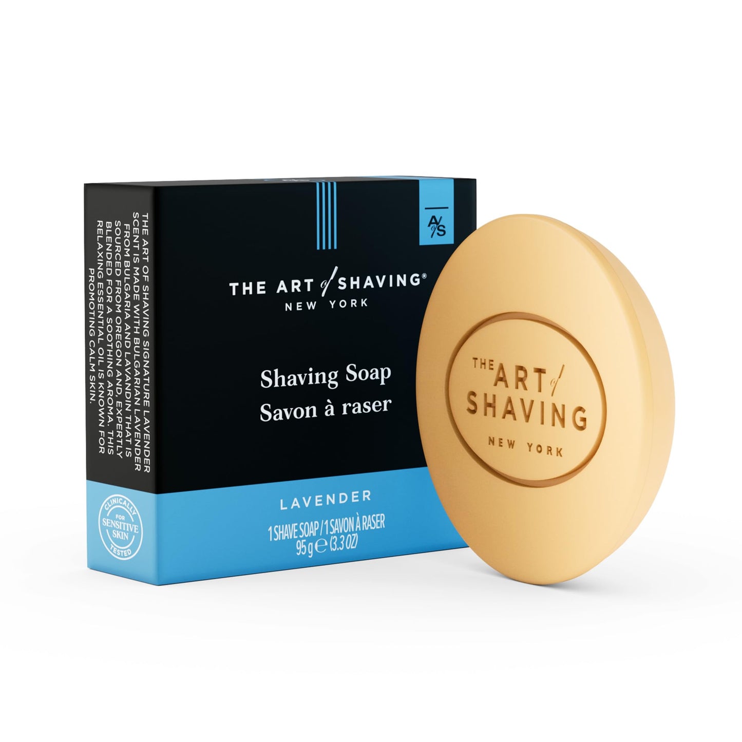 The Art of Shaving Shave Soap Refill – Rich Lather Restores Hydration & Protects Against Razor Burn & Post-Shave Irritation – Dermatologist-Reviewed – Lavender, 3.3 oz