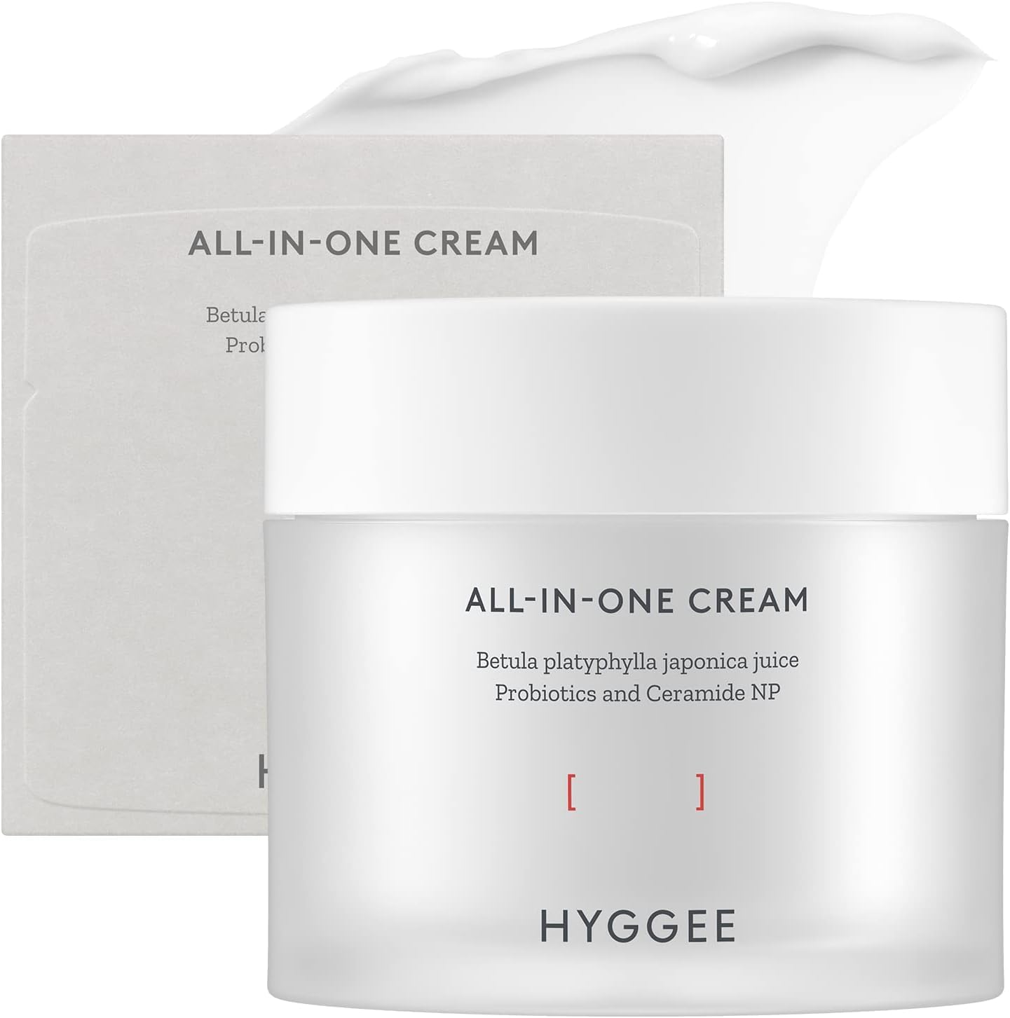 KSBC HYGGEE All in One Cream - High Moisture Barrier Face Moisturizer for Dry Skin - Probiotics & Ceramide - Non Sticky Moisturizing Cream - Skin Irritation Free, 2.7oz.