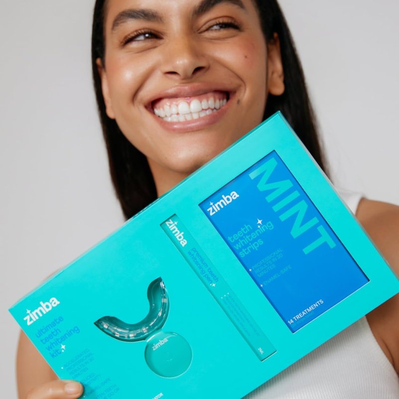 NEW Zimba Whitening On-the-go Kit | Cordless LED Accelerator Light and Whitening Pen