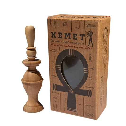 HARRAZ Kemet 100% Natural Egyptian Eyeliner in Powder Form, Handmade Eyeliner with Pharaoh packing.