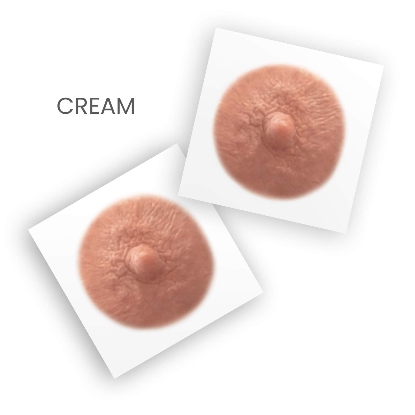 TataTattoos Temporary Realistic Nipple/Areola Tattoos – Non-Surgical for Mastectomy Recovery – for Post Breast Cancer Surgery (Cream, Medium (Pack of 20))
