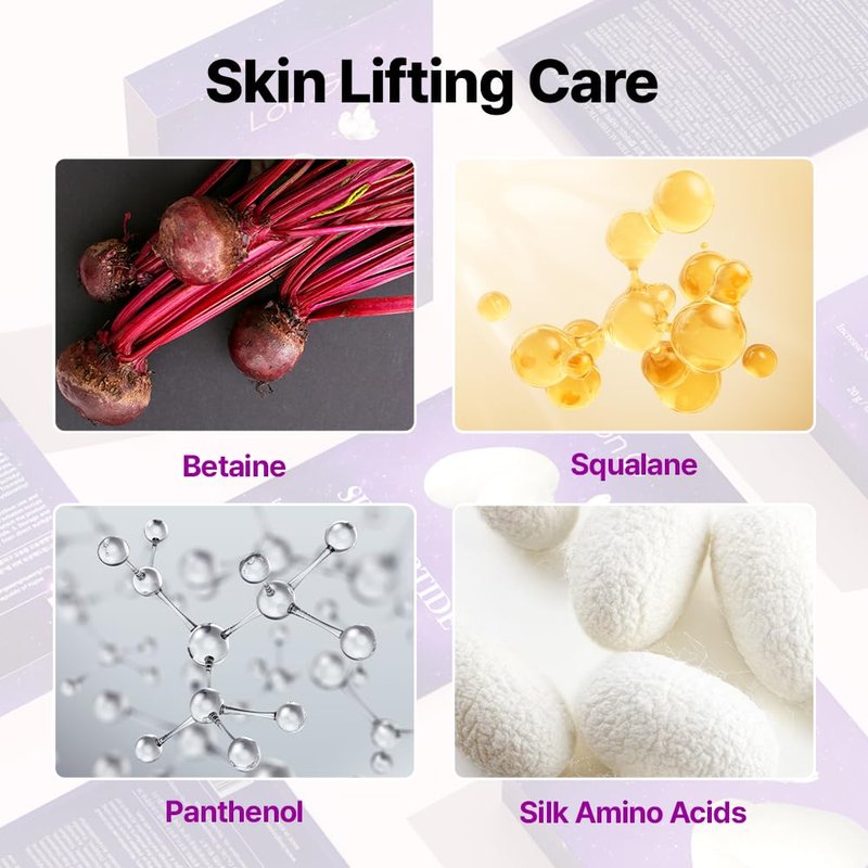 Silk Peptide Glow Sheet Mask - Firming & Lifting for Dry Skin | 10 Sheets, Korean Skincare