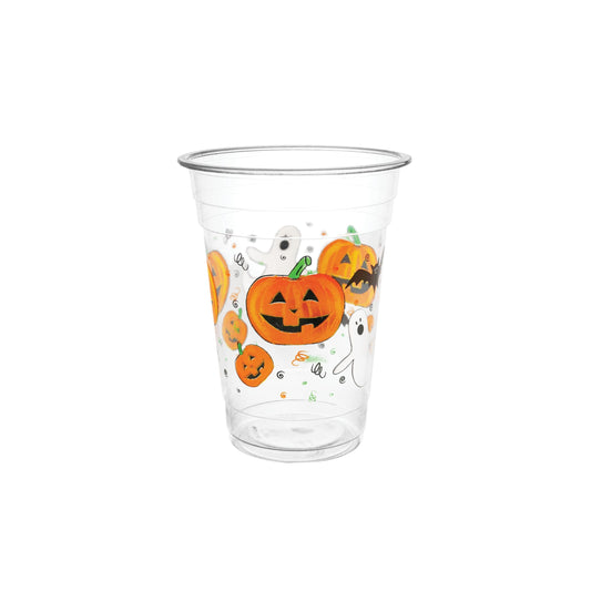 Party Essentials Soft Plastic Cup, 12-Ounce Capacity, Halloween Printing (Pack of 20)