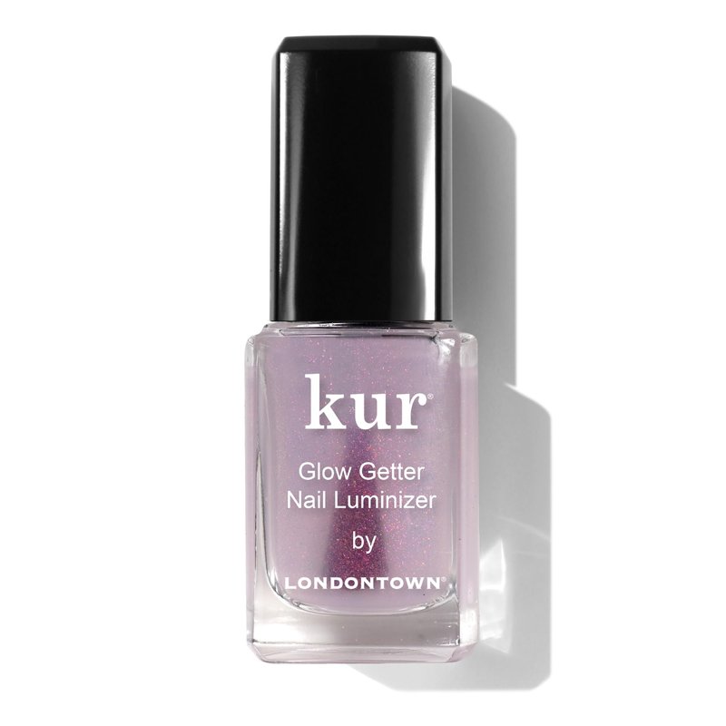 LONDONTOWN Glow Getter Nail Luminizer – One-Step Nail Treatment with Hexanal & Shimmer for Stronger, Healthier, Glossier Nails, No Base or Top Coat Needed, 0.4 Fl Oz
