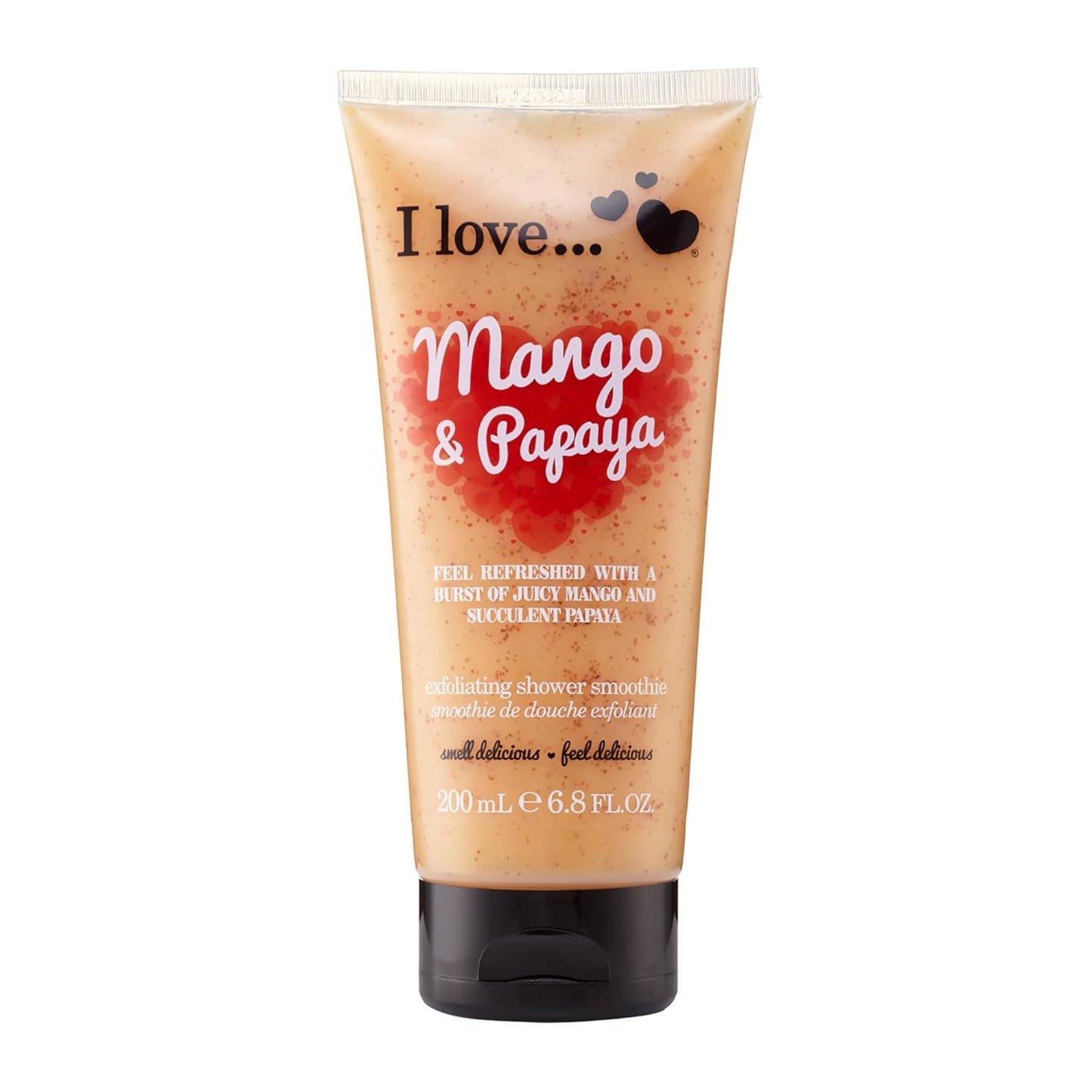 Exfoliating Shower Body Scrubs - Coconut, Mango, Raspberry & Strawberry | 4-Pack Set