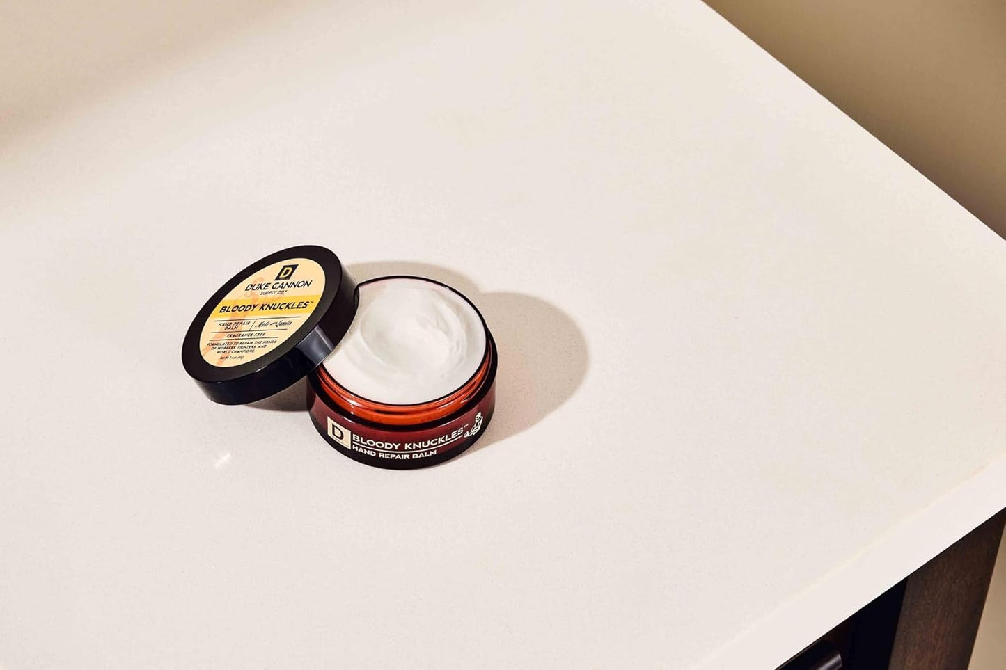 Duke Cannon Hand Repair Balm - Unscented Moisturizer for Dry, Cracked Skin | 5 oz. (2 Pack)
