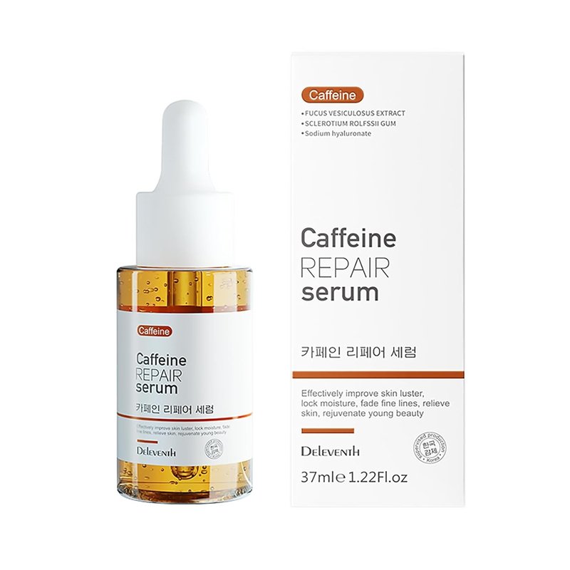 Caffeine Repair Face Serum - Anti-Aging Hydration with Natural Extracts | 37ml for Reduced Puffiness and Fine Lines